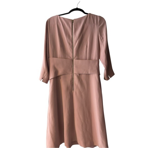 The Fold London Camelot Dress ASO Princess Beatrice Blush Pink Size 6 - Picture 6 of 9